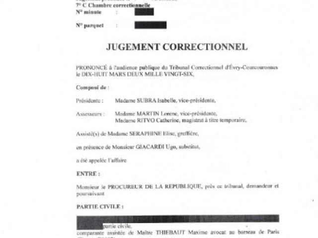 Relaxe pour des faits d'agression sexuelle - 18.03.2026